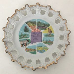 New Mexico souvenir state plate VINTAGE